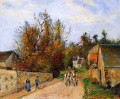 la diligencia 1877 Camille Pissarro